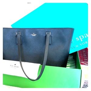Kate Spade Logo Plaque Tote Bag